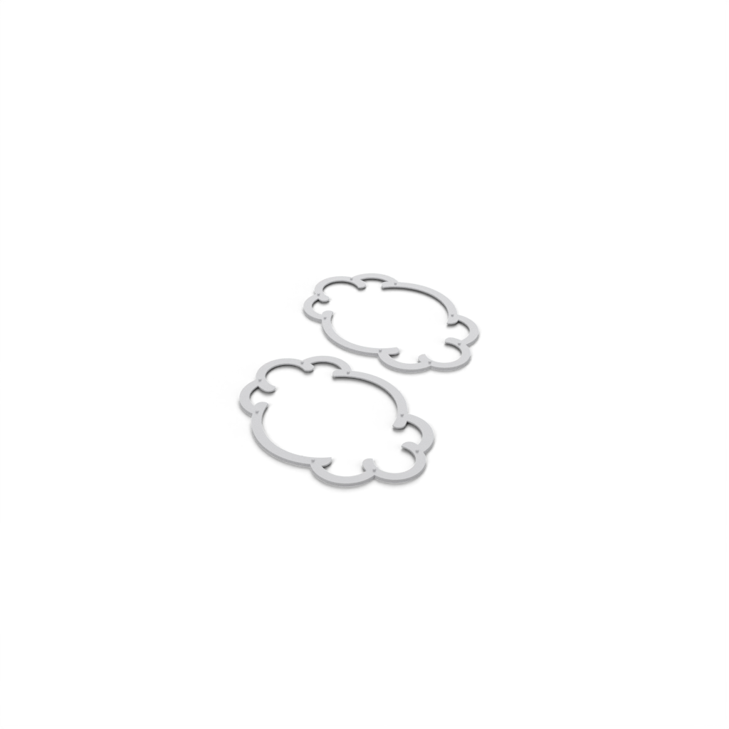 Cloud Face Outline right view 2